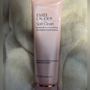 Estée Lauder Cleanser.  3/4 full, if not more